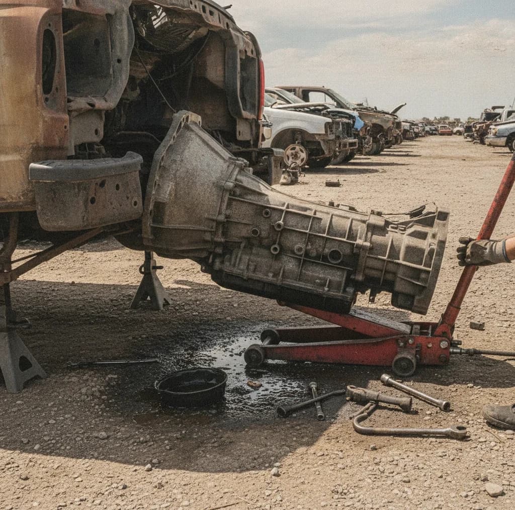 How to Pull a Transmission at a Self-Service Yard